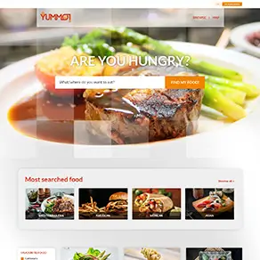 Yummo food delivery concept